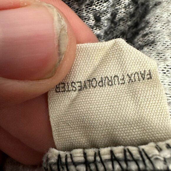 Pink Lily M Buffalo Check Print Sherpa Pullover Quarter Zip Sweater Long Sleeve - Picture 6 of 7